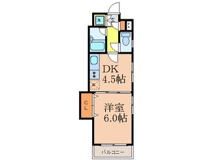 フェリーチェ江坂マンションの物件間取画像